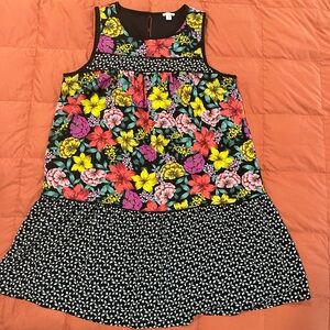 💜 2/$40! Floral Sleeveless Dress